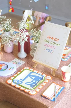 Little Artist Bundle Pack - Paper, Palette, Watercolors, Paintbrush and Stickers!