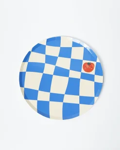 Little Chef Checkered Paper Plates, Pack of 12