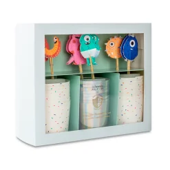 Little Monsters Cupcake Decorating Set, Pack of 24