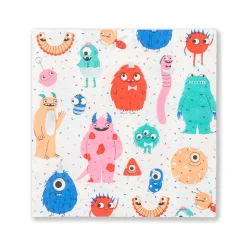Little Monsters Large Napkins, Pack of 16