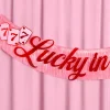 Lucky in Love Banner - two piece banner