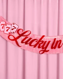 Lucky in Love Banner - two piece banner