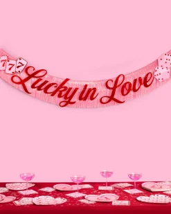 Lucky in Love Banner - two piece banner