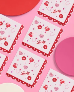 Lucky in Love Napkins - 25 paper napkins
