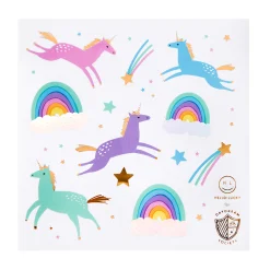 Magical Unicorn Sticker Set, Pack of 4