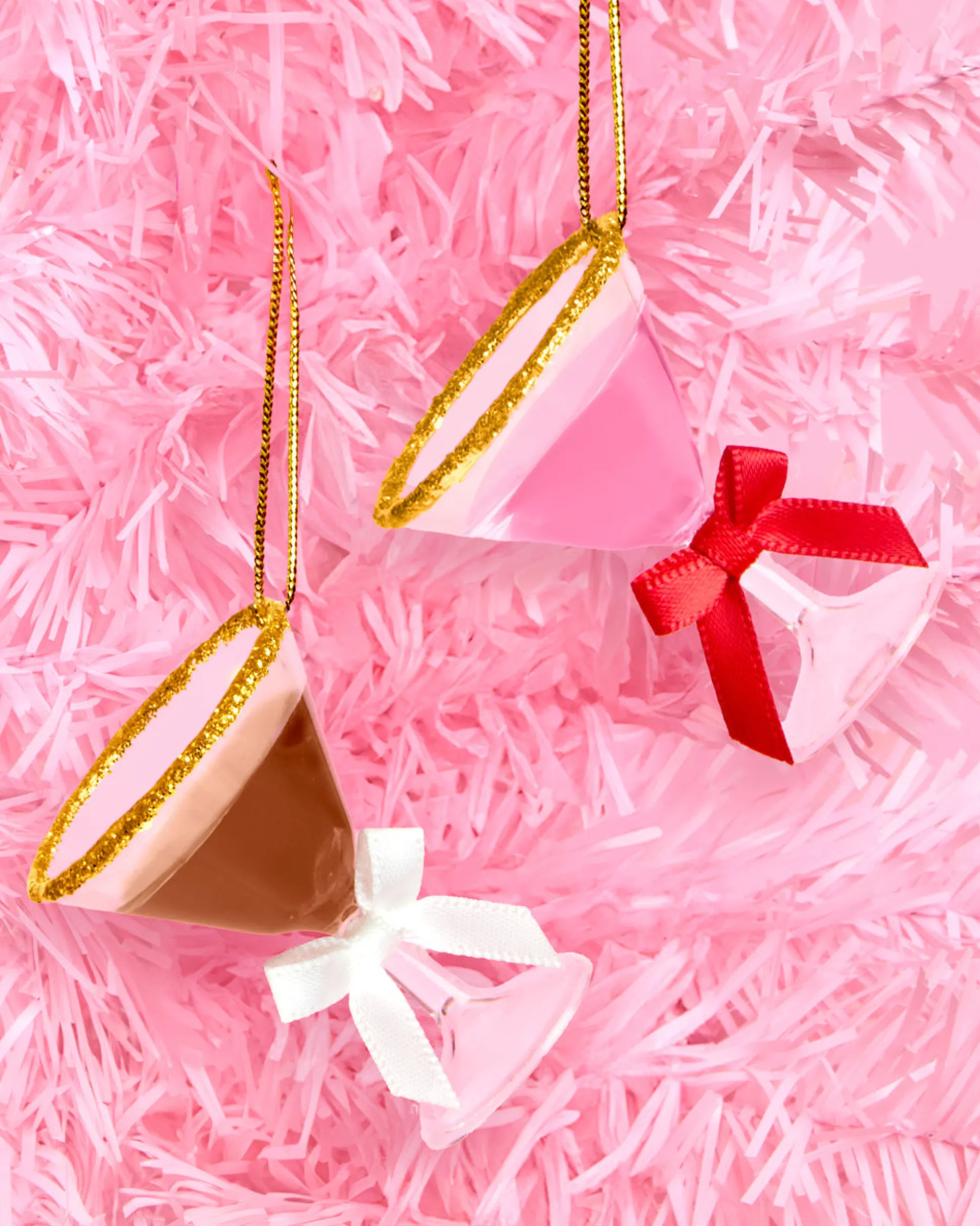 Martini Ornament Set - 6 mini martinis