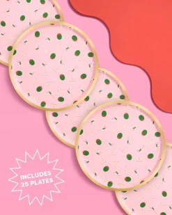 Martini Plates - 25 paper plates