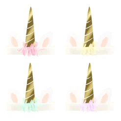 Meadow Unicorns Horn Headbands, Set of 8