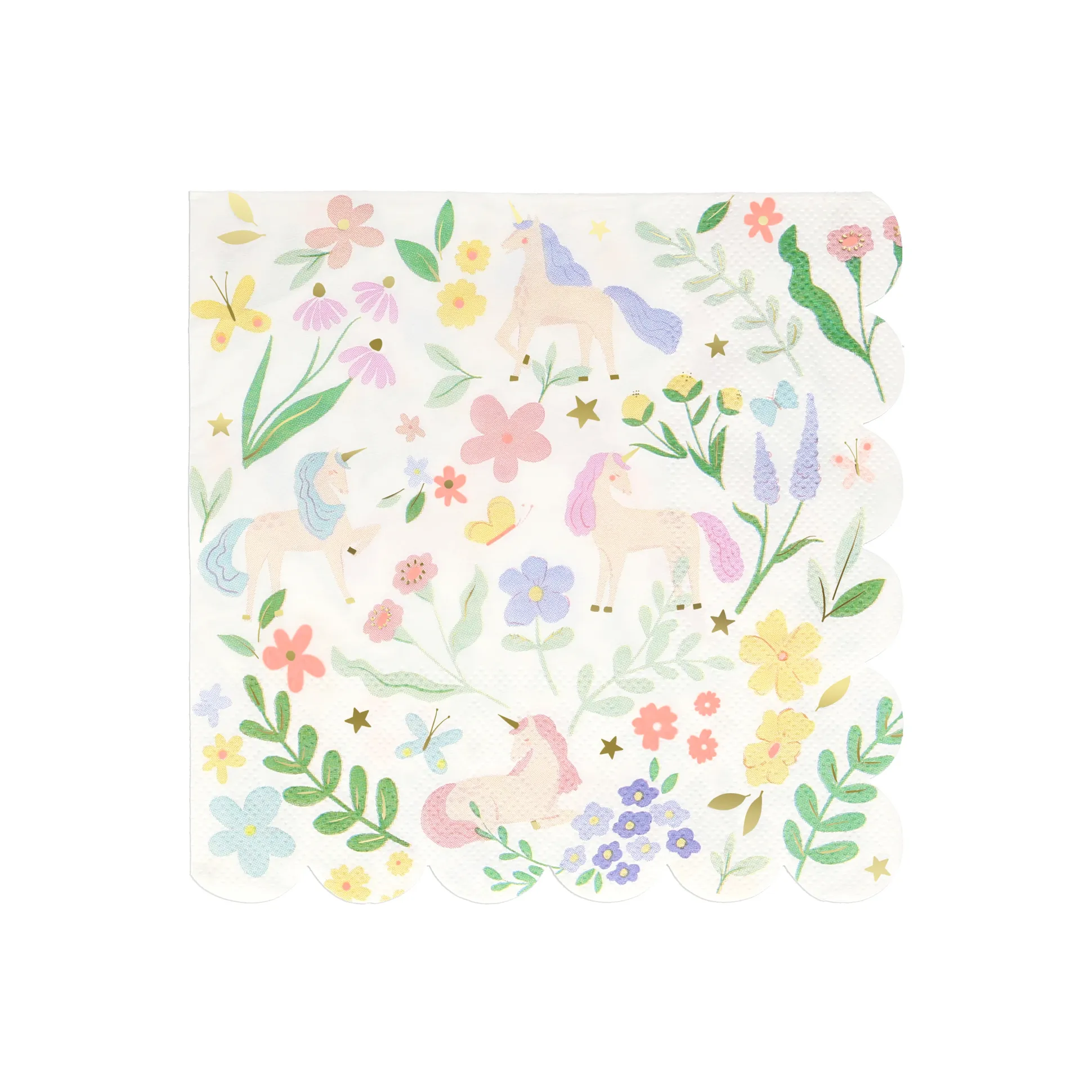 Meadow Unicorns Large Napkins, Set of 16
