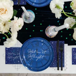 Meet Me At Midnight Dessert Plates, Pack of 8