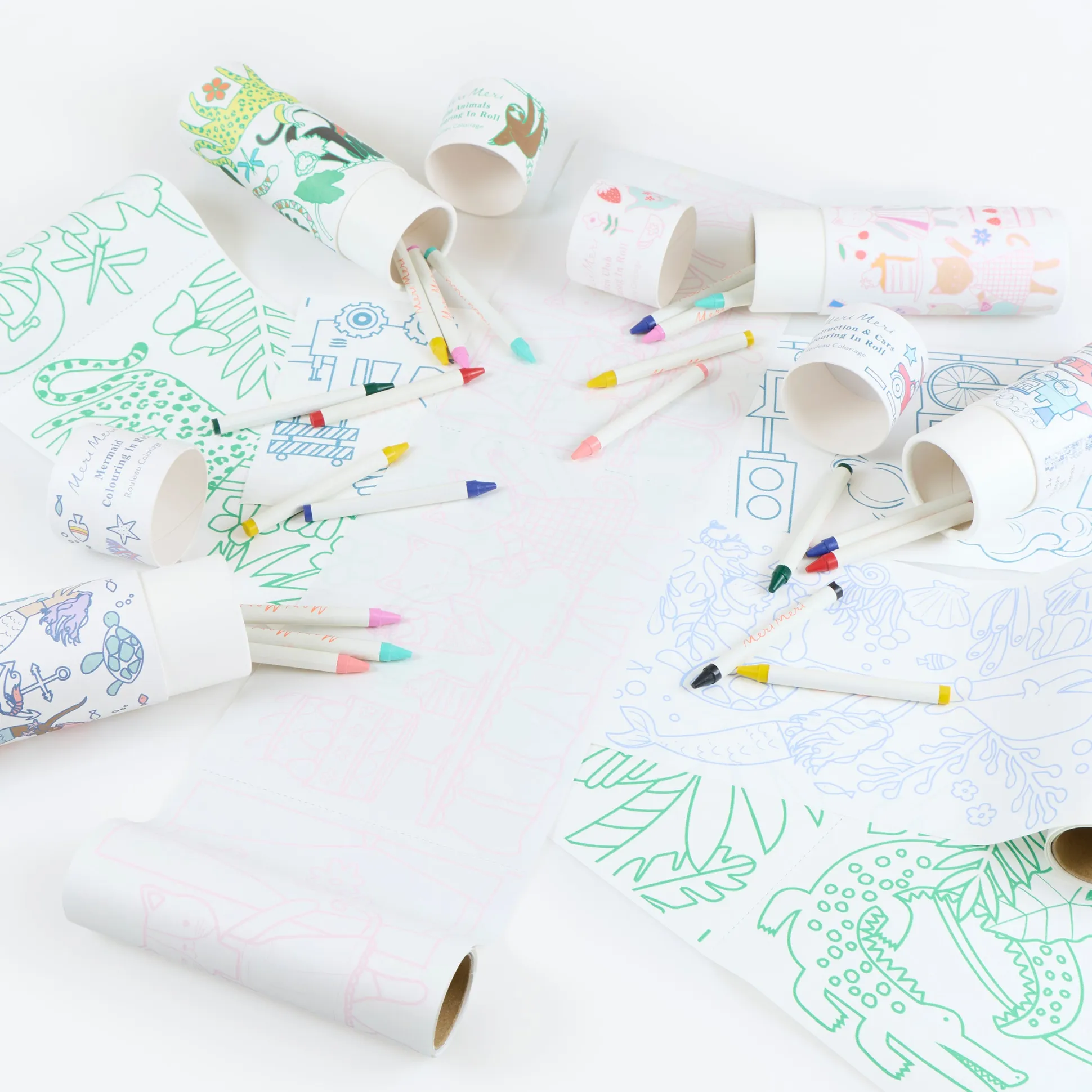 Mermaid Coloring Roll