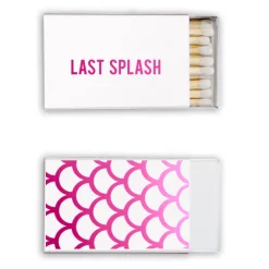 Mermaid Custom Matchboxes, Fuchsia Foil