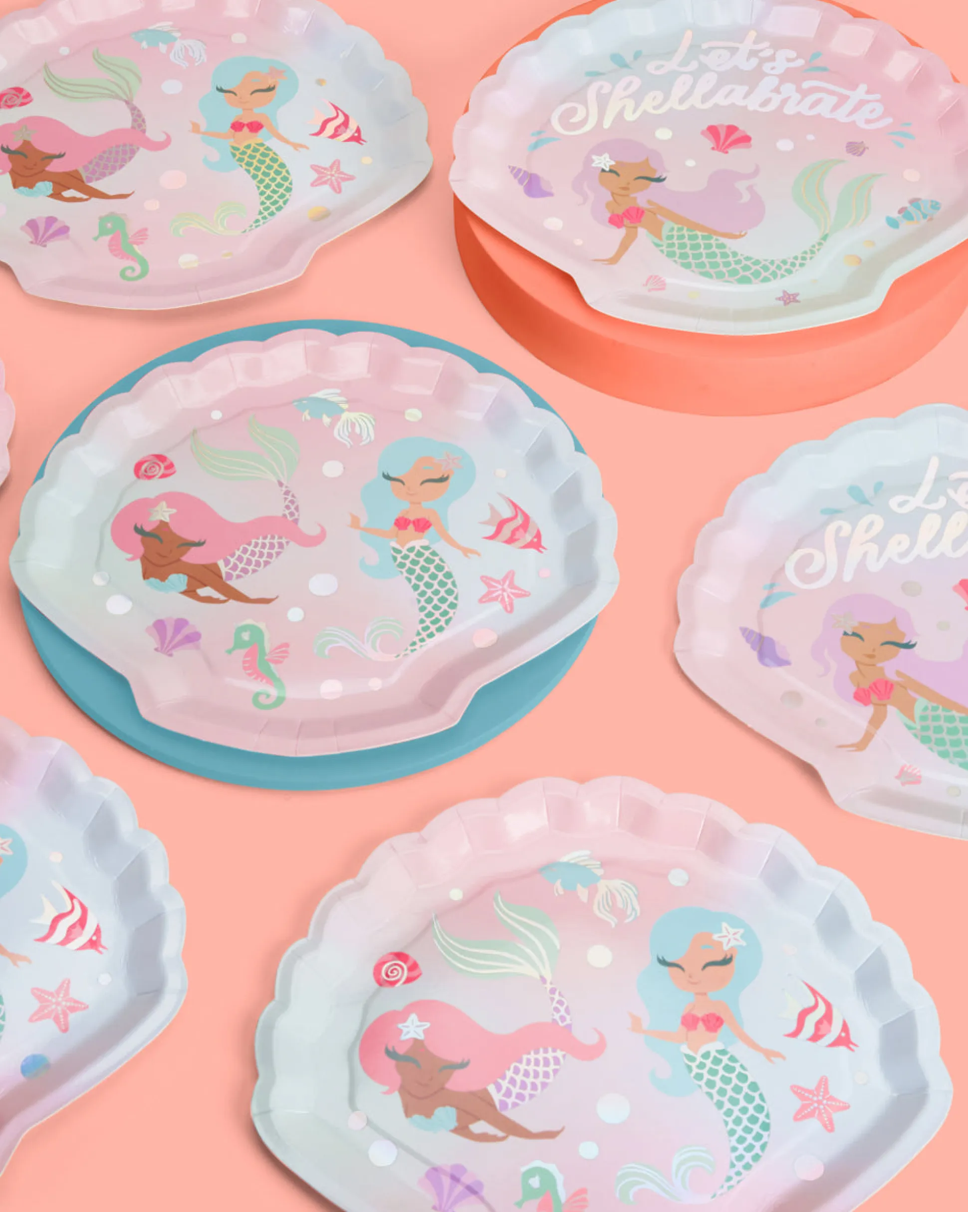 Mermazing Plates, Pack of 24