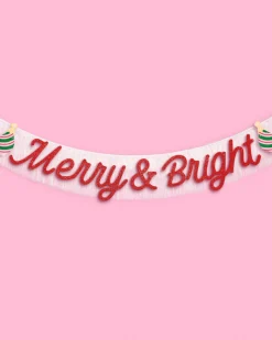 Merry & Bright Banner - two piece banner