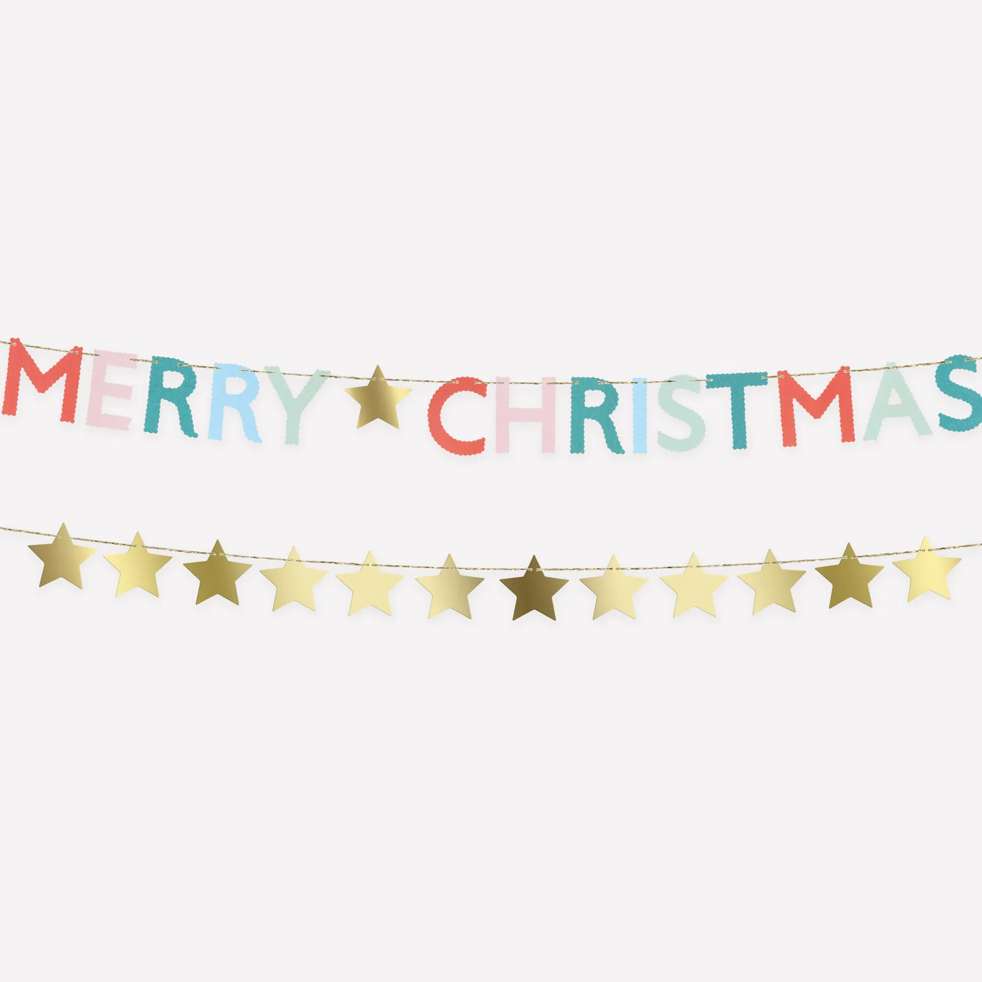 Merry Christmas Mini Matchbox Garlands
