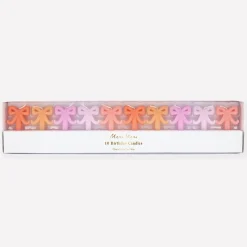 Mini Bow Candles (x 10)