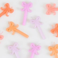 Mini Bow Candles (x 10)