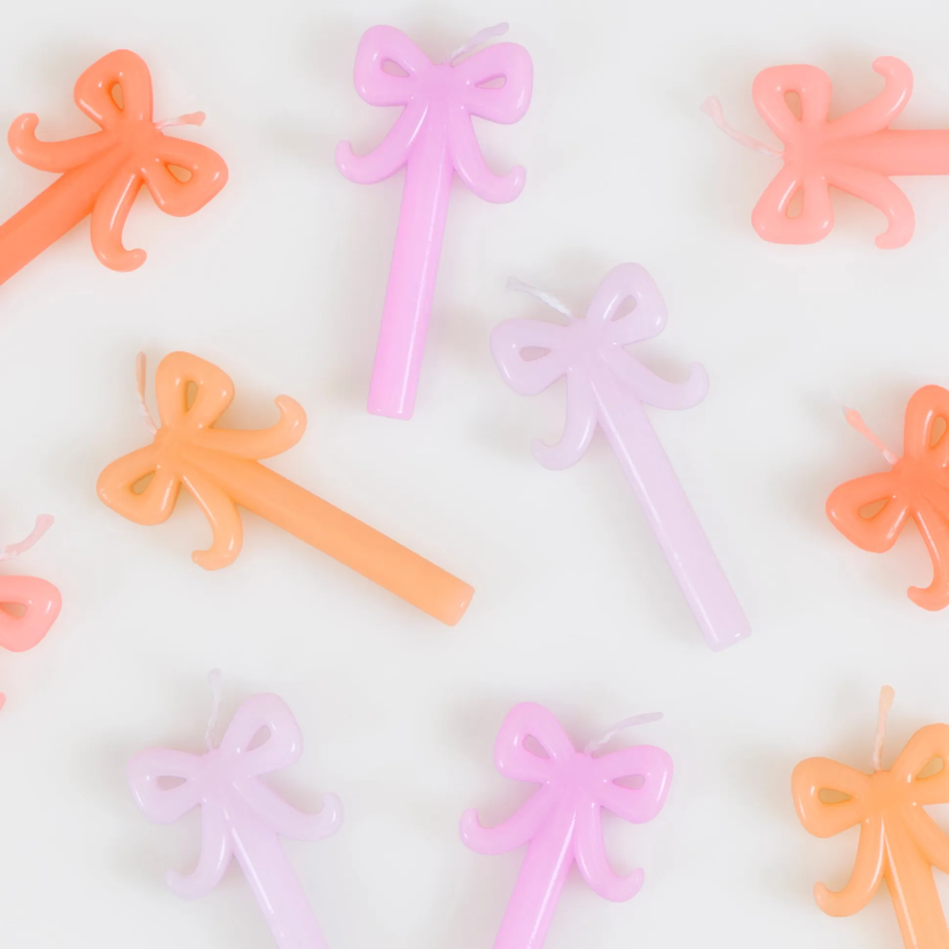 Mini Bow Candles (x 10)