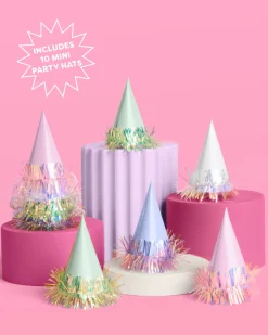 Mini Party Hats - 10 mini hats