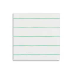 Mint Frenchie Striped Petite Napkins, Pack of 16