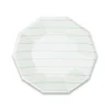 Mint Frenchie Striped Small Plates, Pack of 8