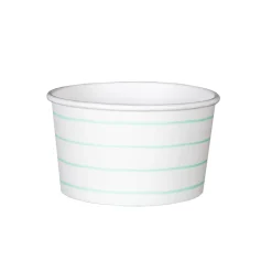 Mint Frenchie Striped Treat Cups, Pack of 8