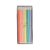 Mixed Striped Candles, Pack of 16