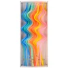 Mixed Swirly Candles, Pack of 20