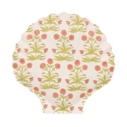 Molly Mahon x Meri Meri Reusable Shell Plates, Pack of 4