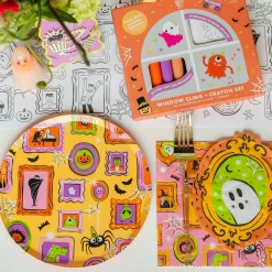 Monster Mash Die-Cut Ghost Frame Guest Napkins, Set of 16