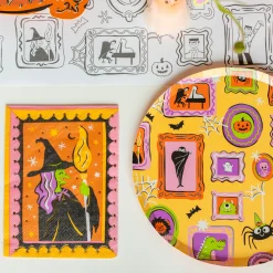 Monster Mash Witch Frame Guest Napkins, Set of 16
