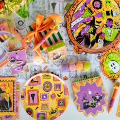Monster Mash Witch Frame Guest Napkins, Set of 16