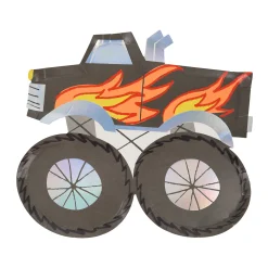 Monster Truck Plates, Set of 8