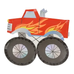 Monster Truck Plates, Set of 8