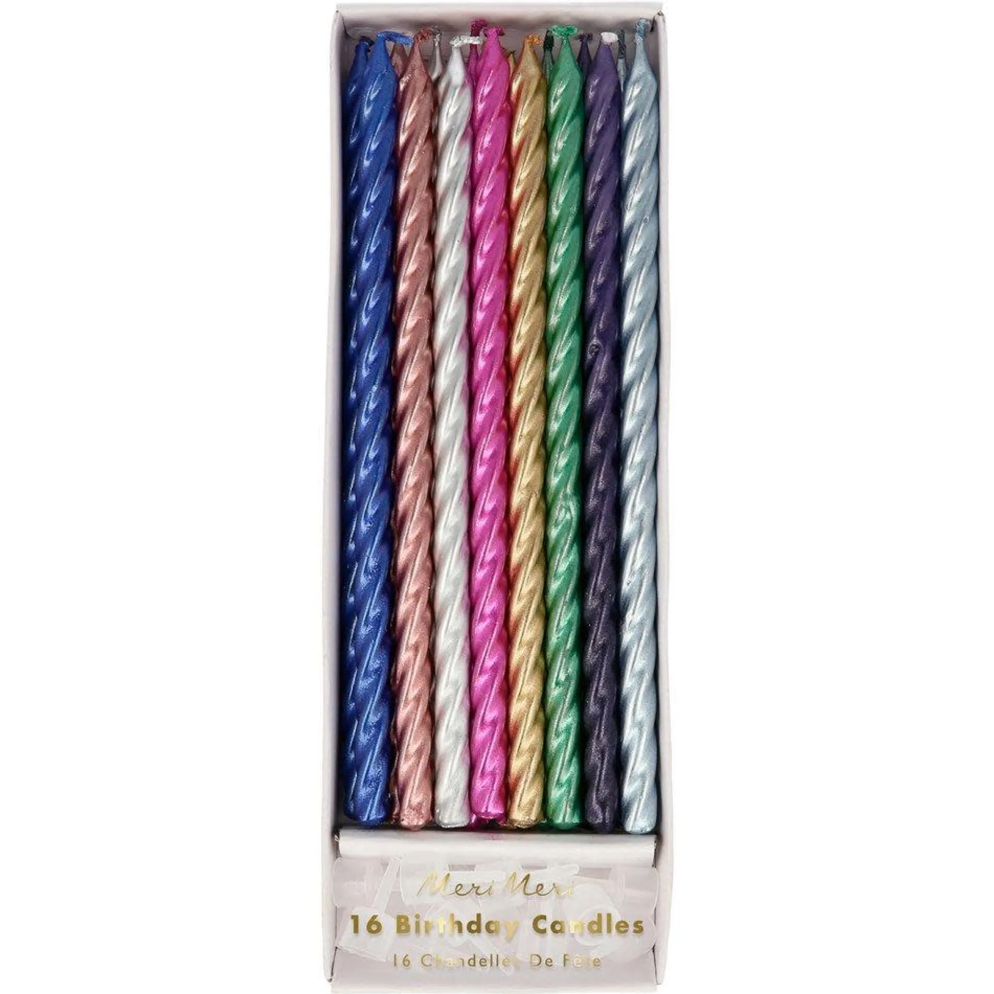 Multi Metallic Twisted Candles