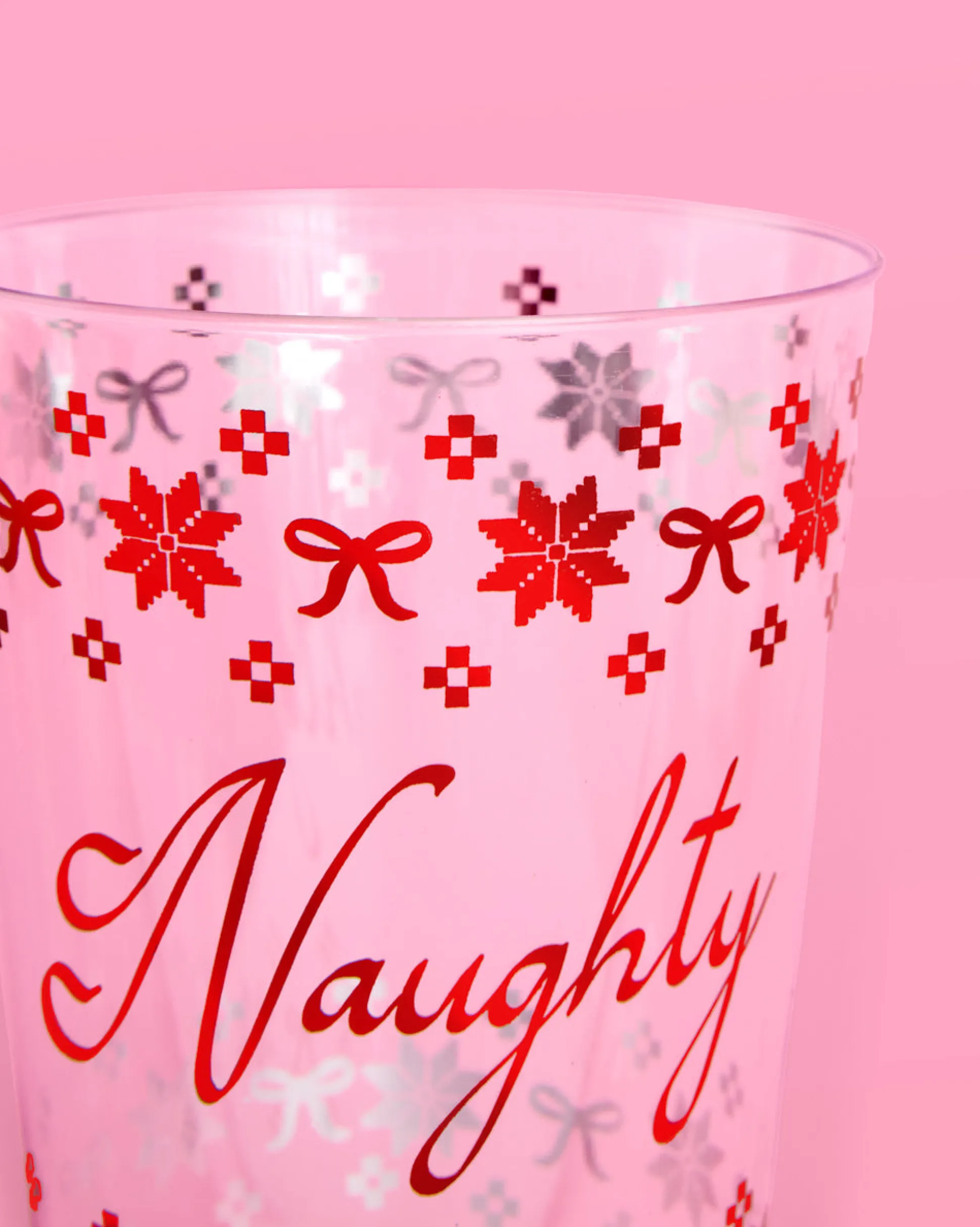 Naughty + Nice Cups - 30 plastic cups