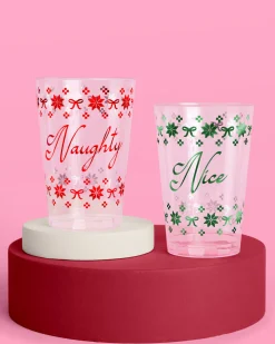 Naughty + Nice Cups - 30 plastic cups