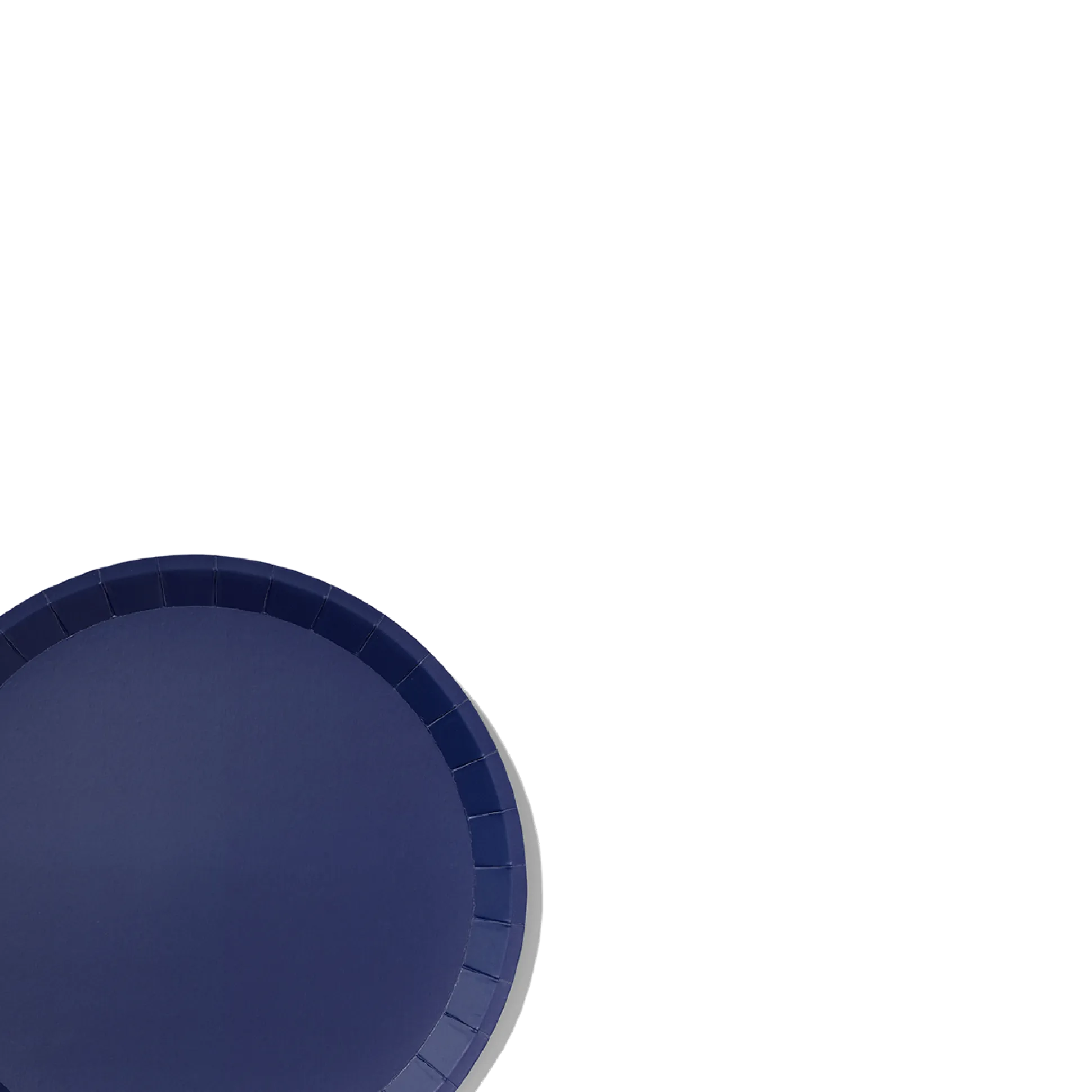 Navy Classic Large Plates (10 per pack)