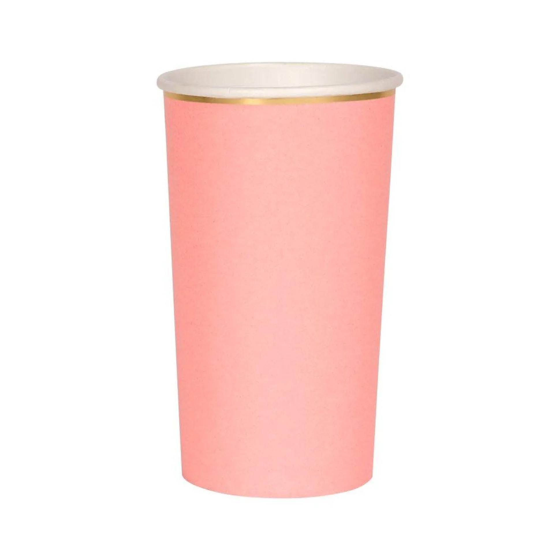 Neon Coral Highball Cups
