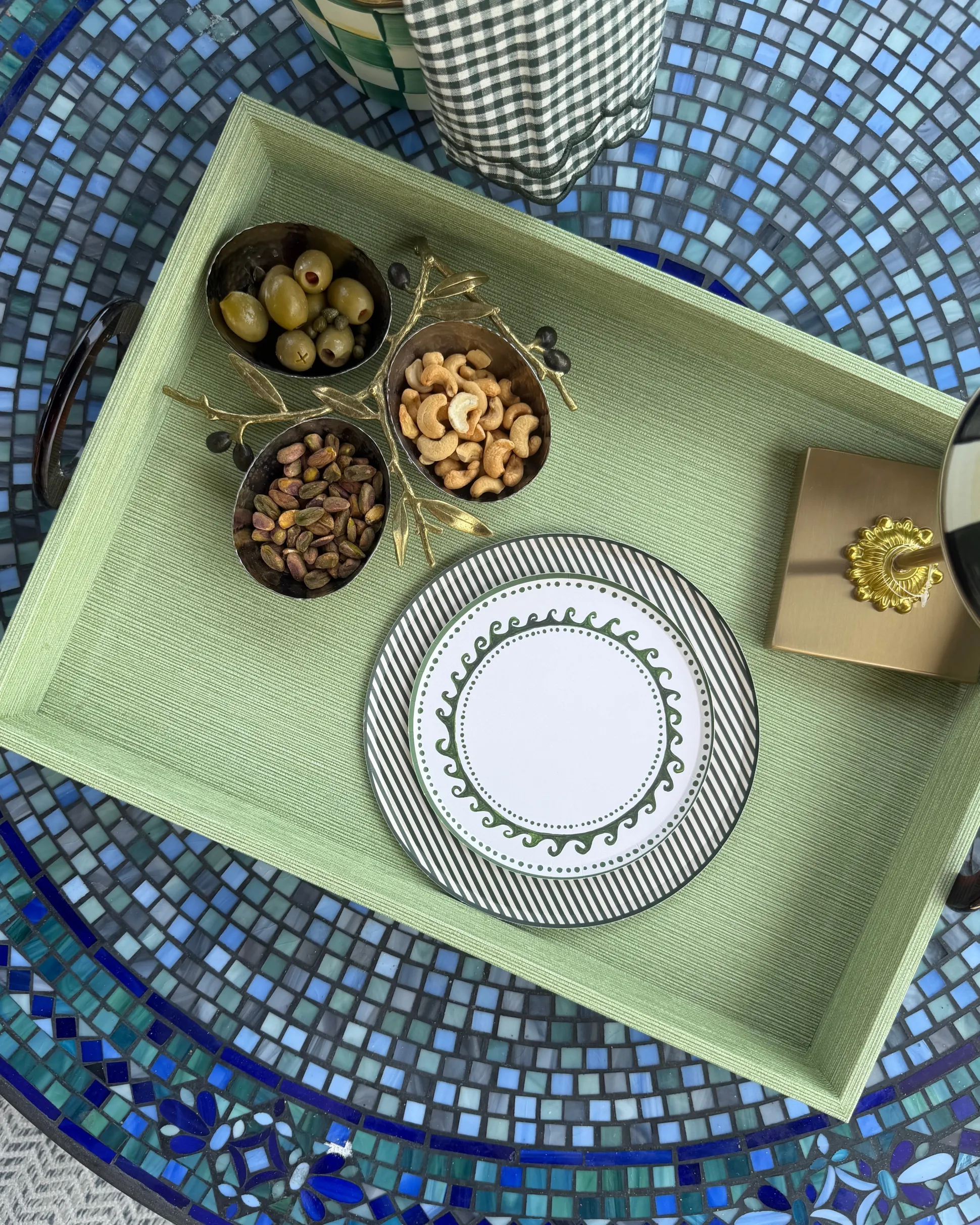 Nightcap Appetizer Plate Set - set of 12
