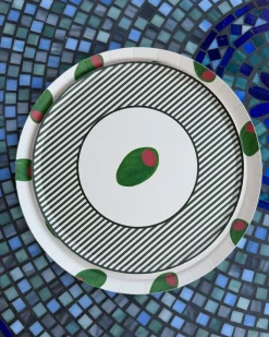 Nightcap Appetizer Plate Set - set of 12