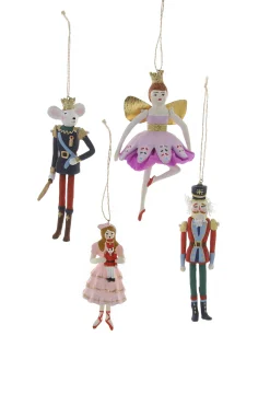 Nutcracker Ornaments, Set of 8