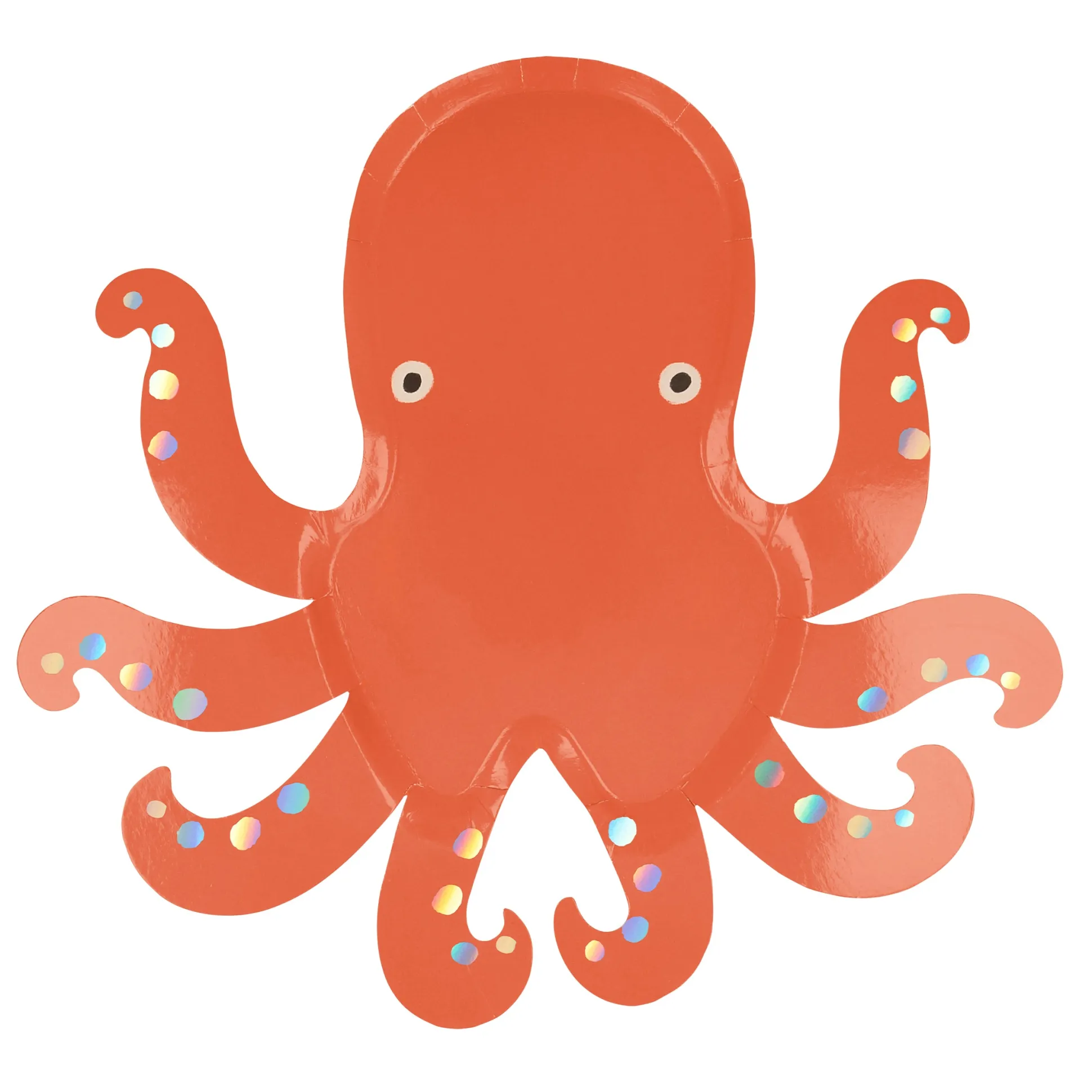 Octopus Plates, Pack of 8