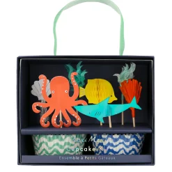 Octopus & Shark Cupcake Kit