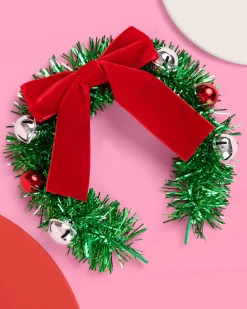 Oh Christmas Headband - fringe + bow headband