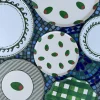 Olivette Hors d'Oeuvres Plate Set - set of 12