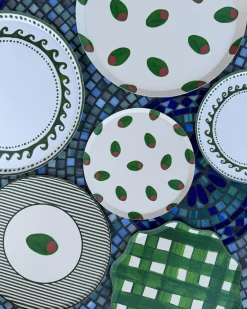 Olivette Hors d'Oeuvres Plate Set - set of 12