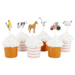 On the Farm Cupcake Decorating Set, Pack of 24