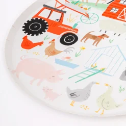 On The Farm Dinner Plates, Pack of 8
