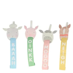 On The Farm Party Blowers, Pack of 4